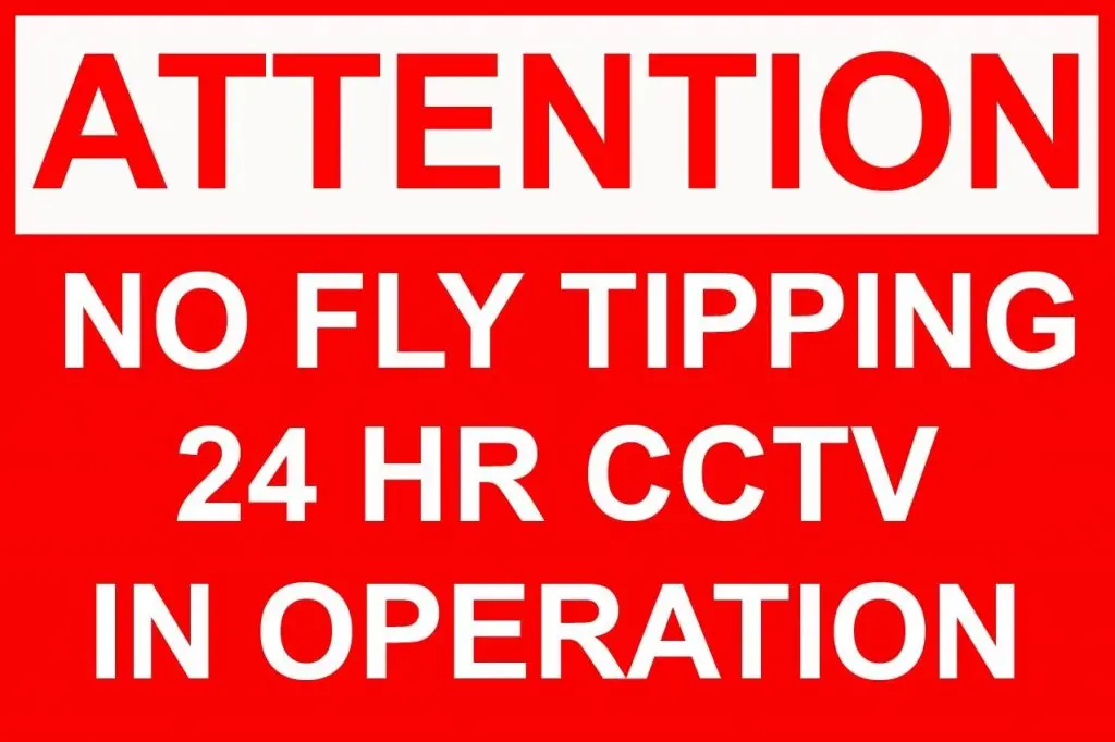 Fly Tipping Sign