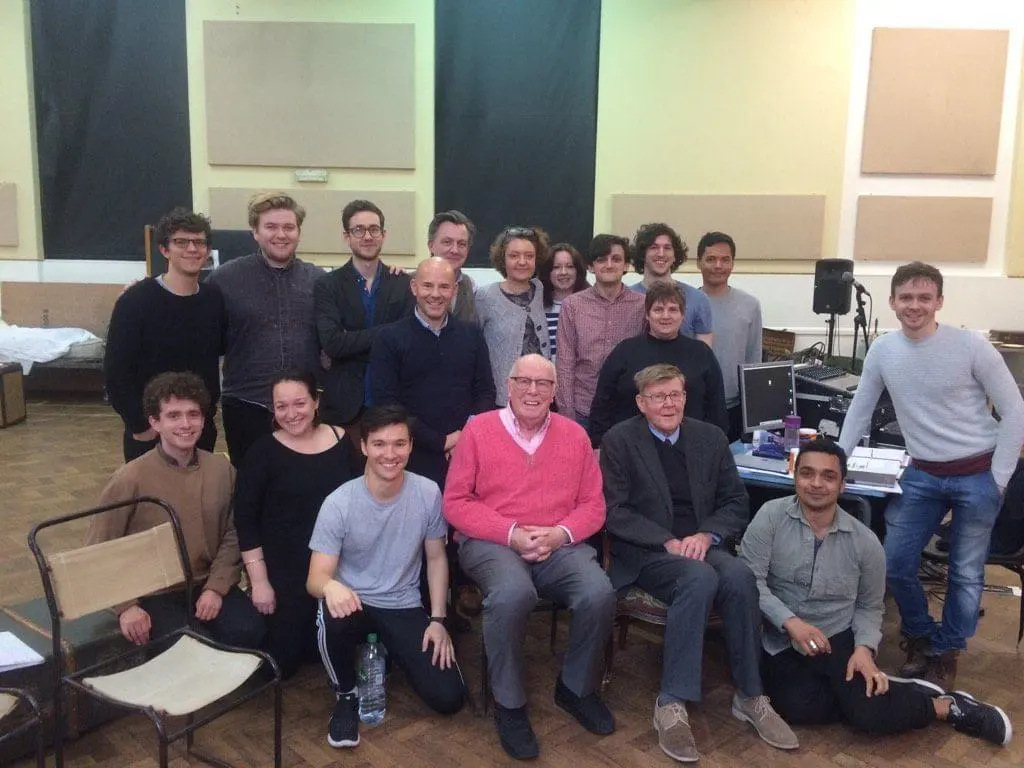 Alan Bennett with cast