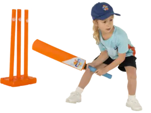 Girl batting