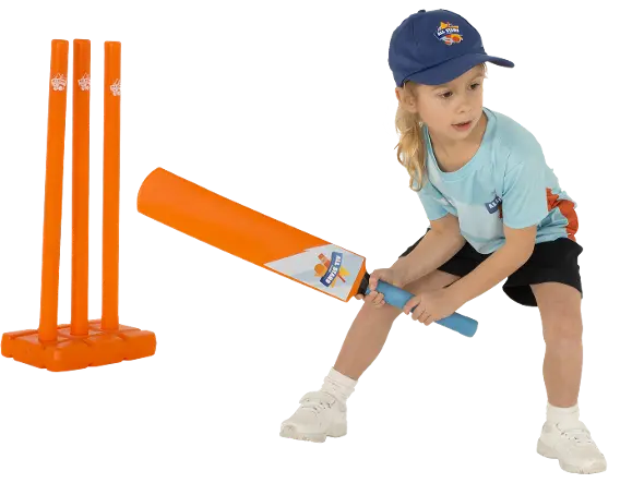 Girl batting