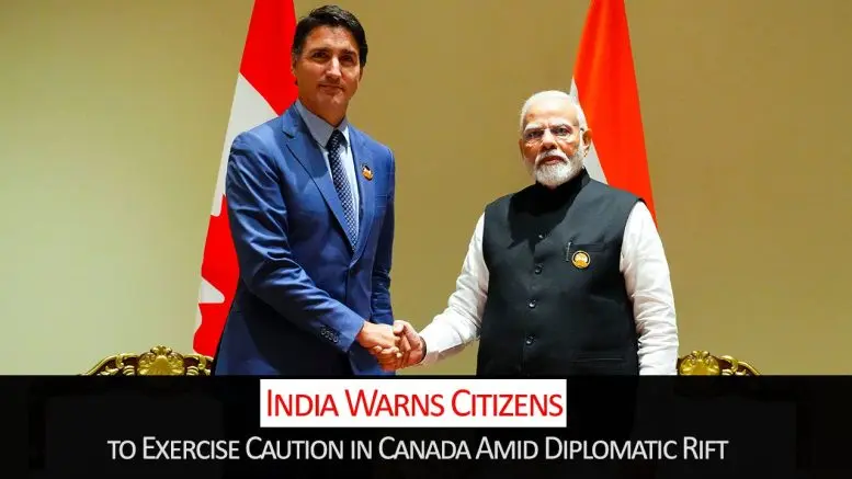 India Issues Travel Advisory for Citizens in Canada