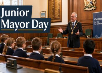 Kingsham Primary pupils take part in Chichester Junior Mayor day