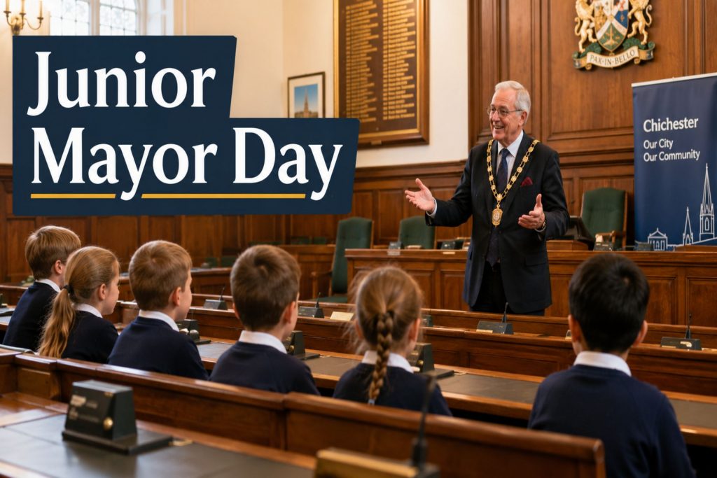 Kingsham Primary pupils take part in Chichester Junior Mayor day