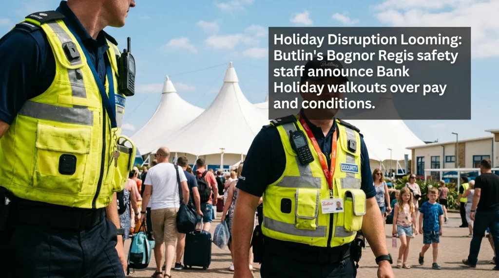 Butlin's Bognor Regis: Safety Staff to Strike Over Bank Holiday
