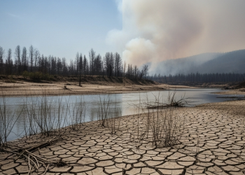Fires and low rivers: How dry July hurt