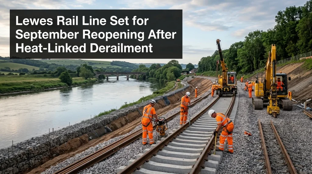 Haywards Heath to Lewes Rail Reopening Set for September 1