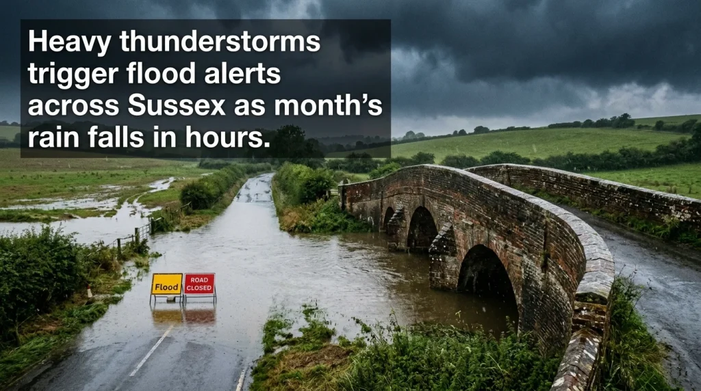 Sussex Flood Alerts Issued: Barnham & Aldingbourne Updates