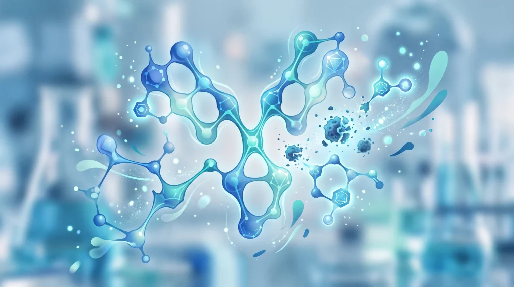 A conceptual medical illustration representing oncology treatment