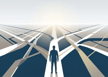 Conceptual illustration representing career growth and potential