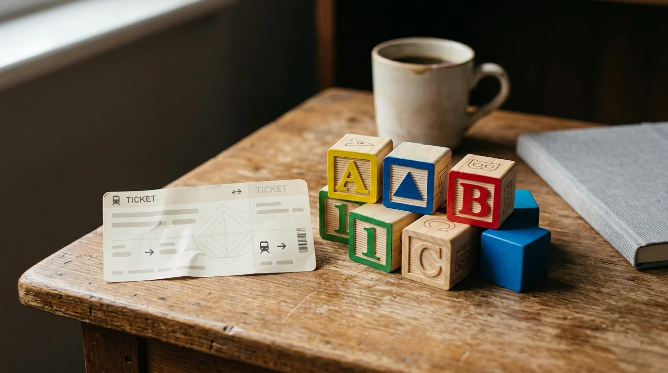 A conceptual representation of commuting and childcare costs.