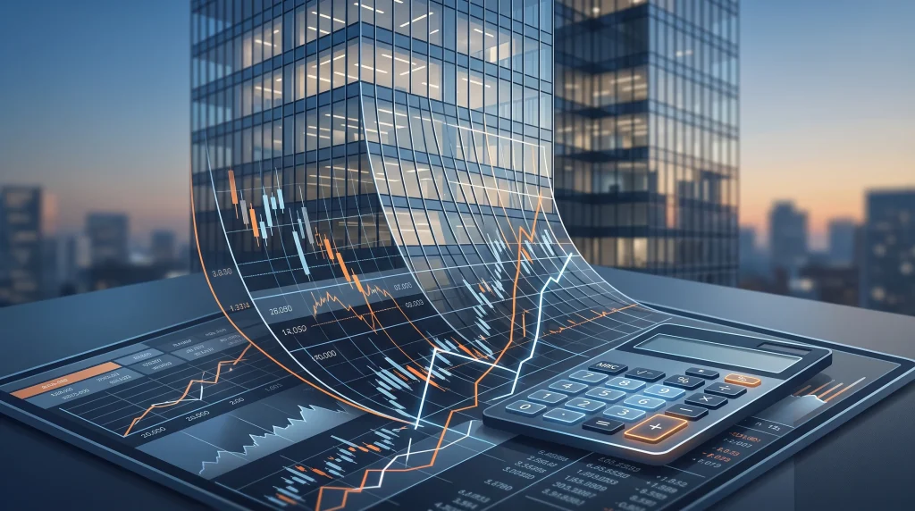 A conceptual image representing the financial costs of returning to an office environment.