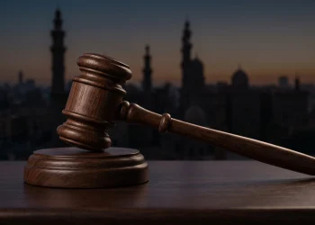 A conceptual depiction of a courtroom gavel representing a legal verdict.