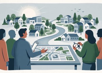 Conceptual editorial illustration