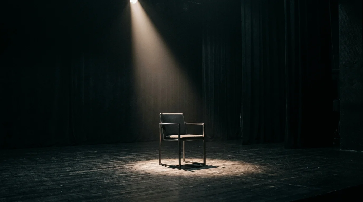Abstract representation of a modern stage setting