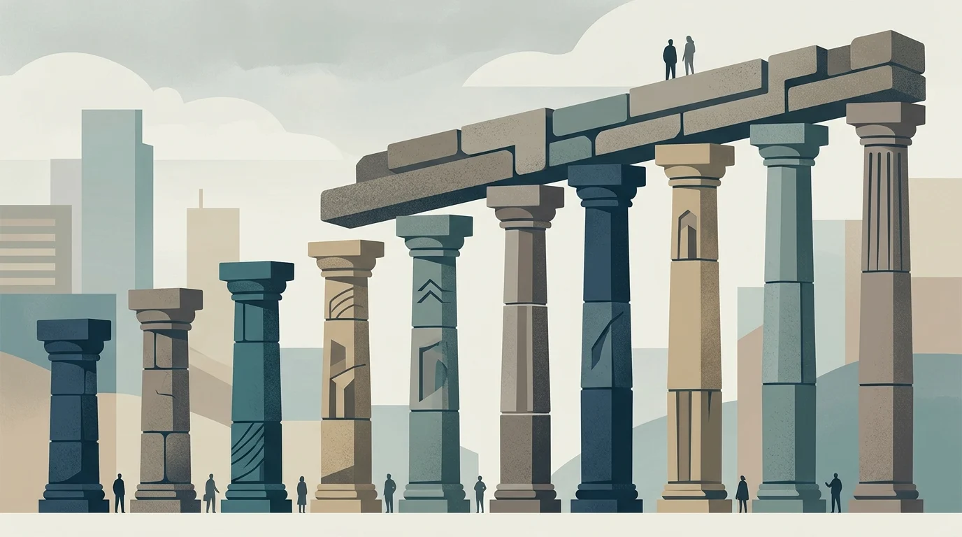 Conceptual pillars representing social support