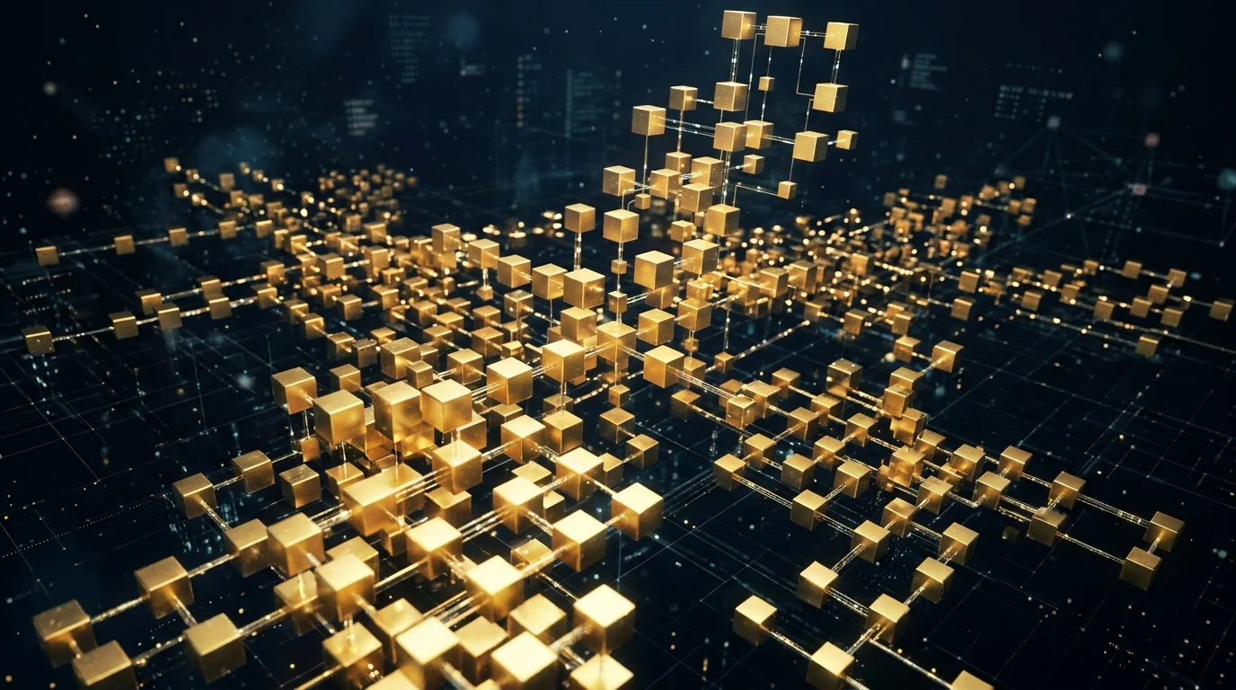 Conceptual digital representation of financial growth and systemic debt.